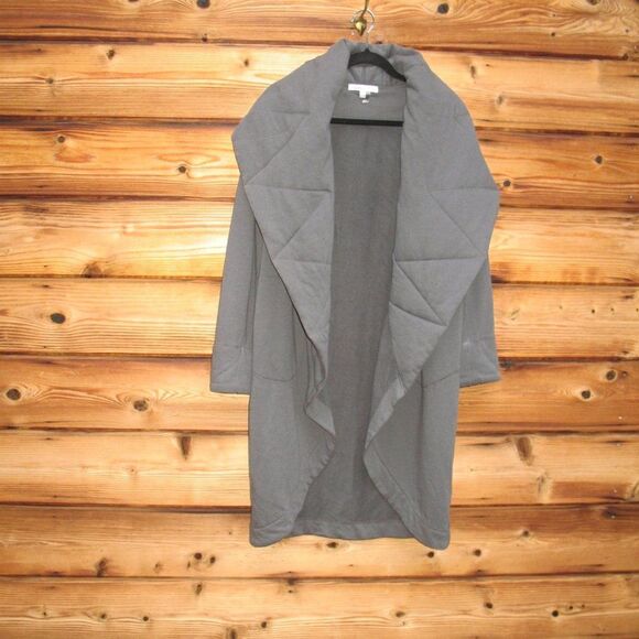 Young Fabulous & Broke YFB Revolve Sandrine Quilted Wrap Coat Jacket S M - Picture 2 of 8